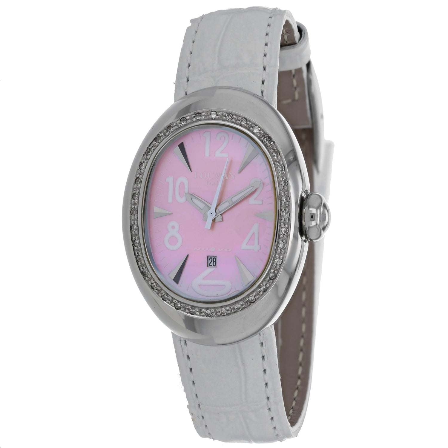 Locman Women's Nuovo Mother of pearl Dial Watch - 028MOPPKD/WH