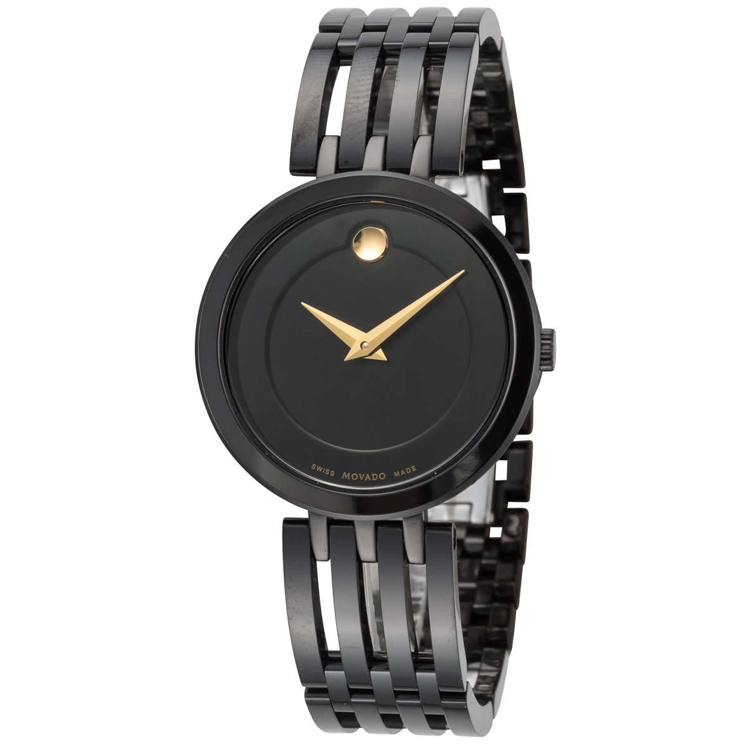 Movado Women's Esperanza Black Dial Watch - 607786