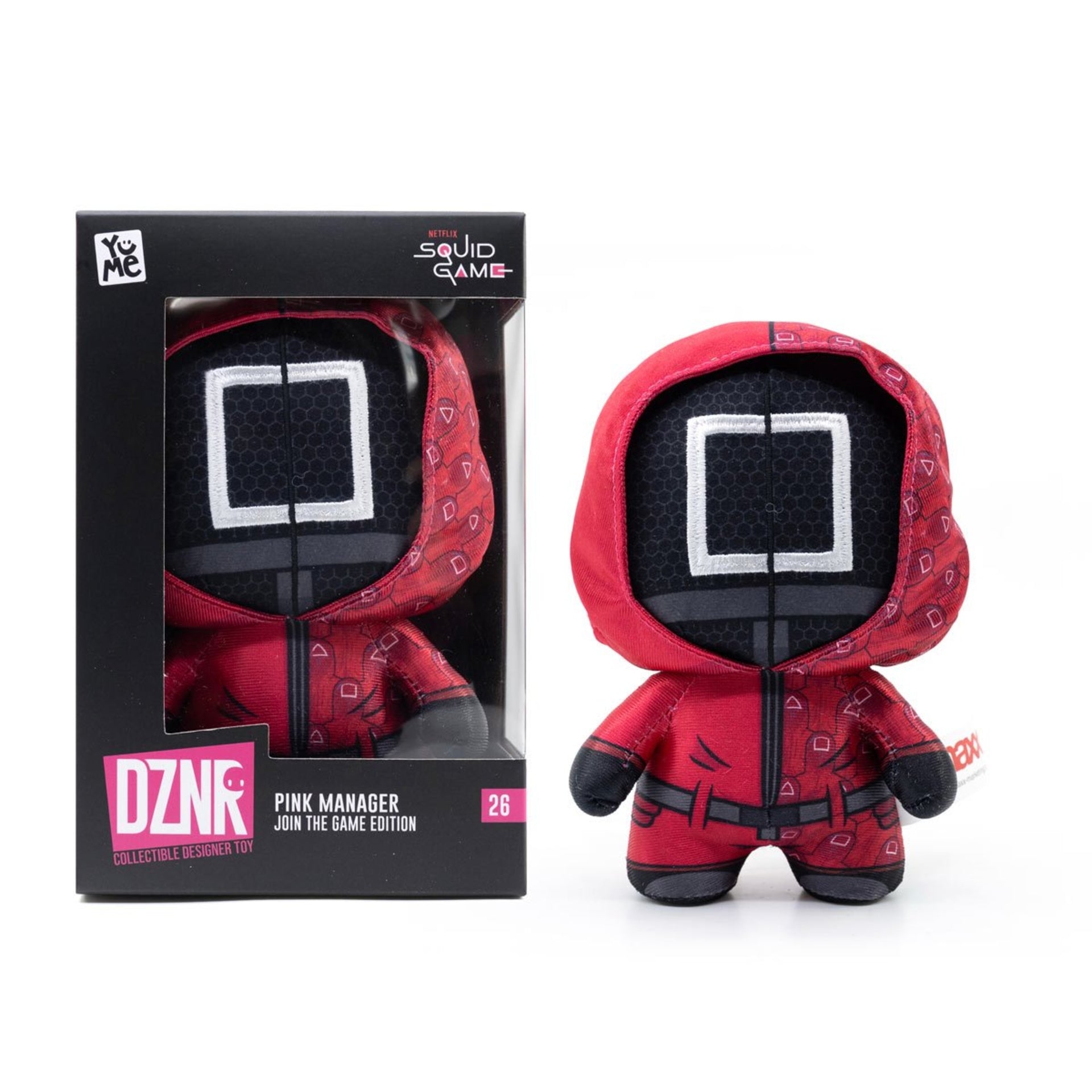 YuMe DZNR Squid Game Masked Manager Join the Game 7 Inch Plush