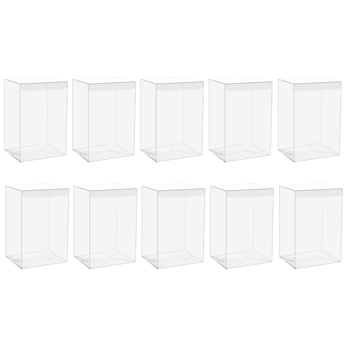Pack of 10 Protector Case for Funko Pop! Vinyl Figures - 4 inches