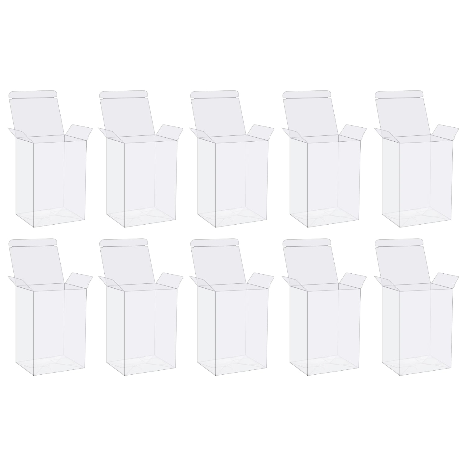 Pack of 10 Protector Case for Funko Pop! Vinyl Figures - 4 inches
