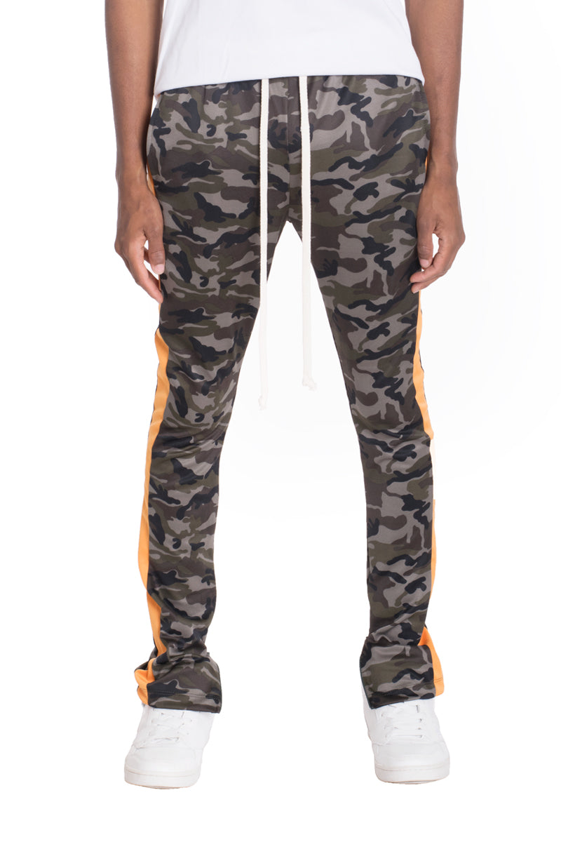 CAMO SIDE STRIPE TRACK PANTS