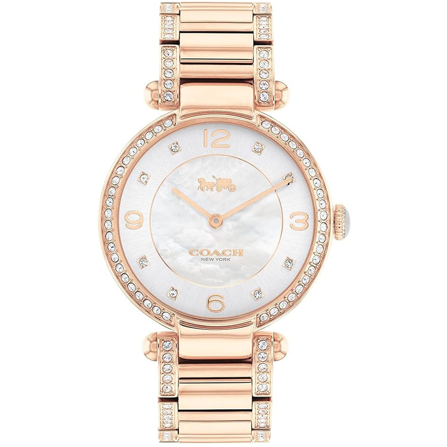 Coach Women's Cary Rose White Dial Watch - 14503831