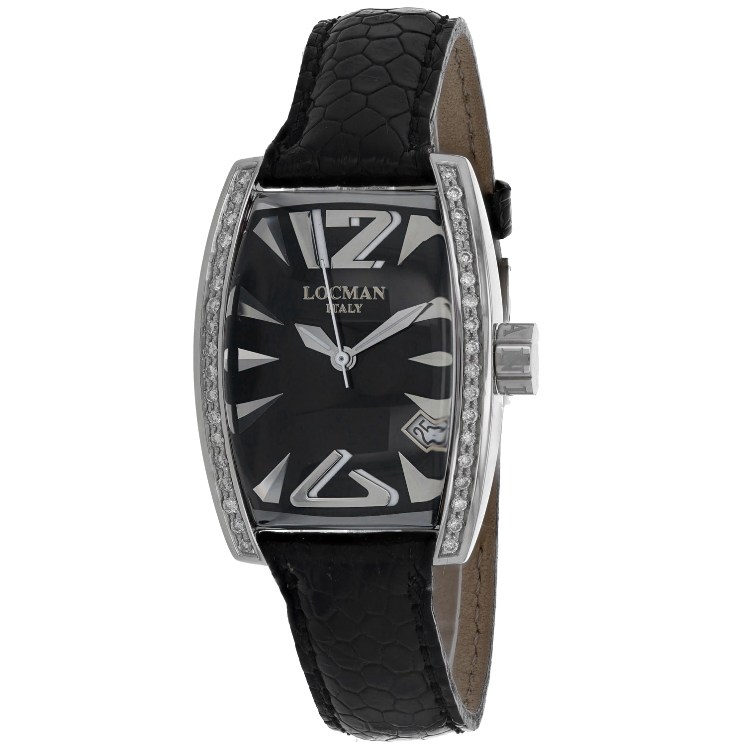 Locman Women's Panorama Black Dial Watch - 151BKD