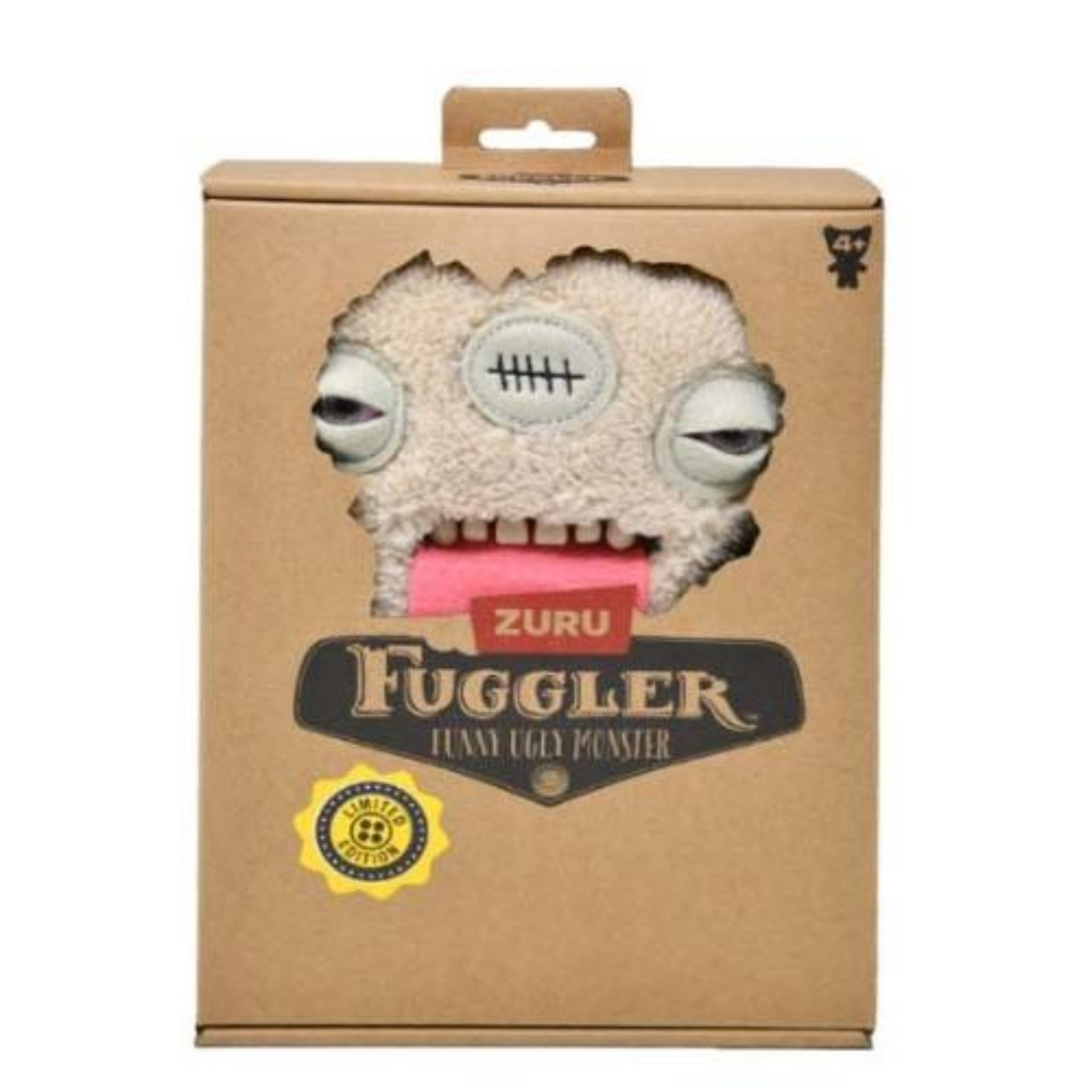 Zuru Fuggler Limited Edition Brown Funny Ugly Monster Plush Toy 9 Inch