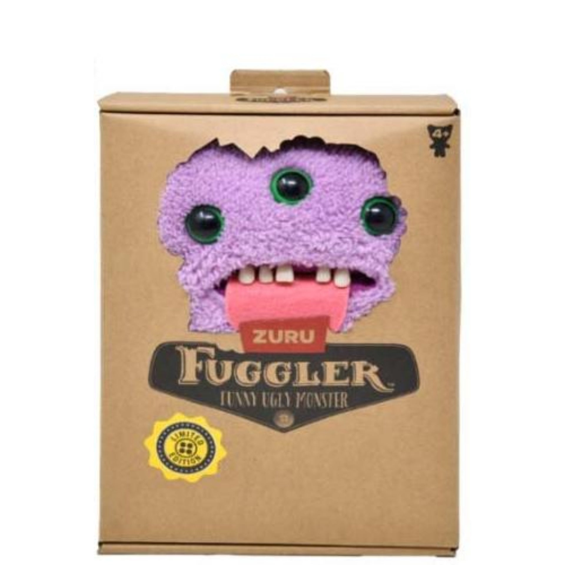 Zuru Fuggler Limited Edition Purple Funny Ugly Monster Plush Toy 9 Inch