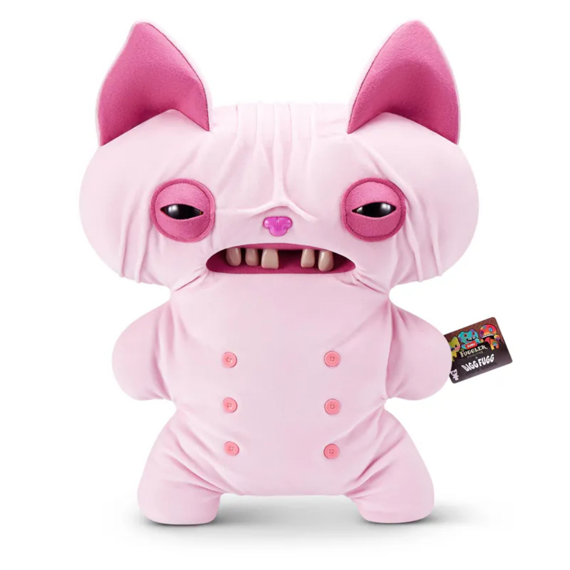 Zuru Fuggler Bigg Fuggs Wrinkle McStinkles Pink18 inches Plush Toy