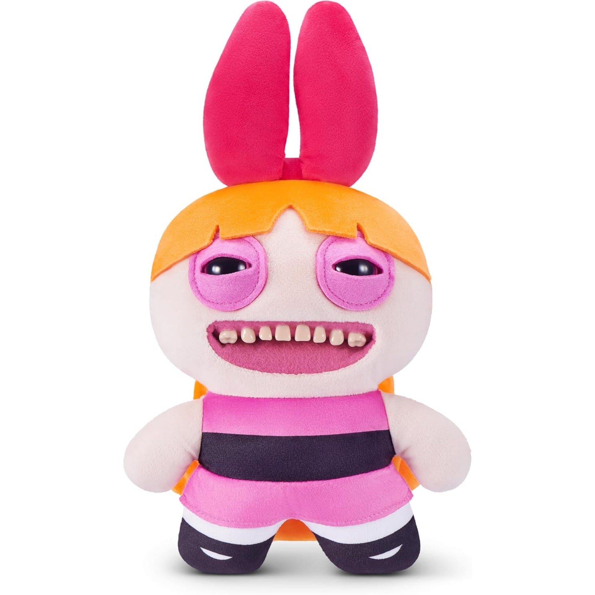 Zuru Fuggler Powerpuff Girls Blossom Funny Ugly Monster Plush Toy 9 Inch