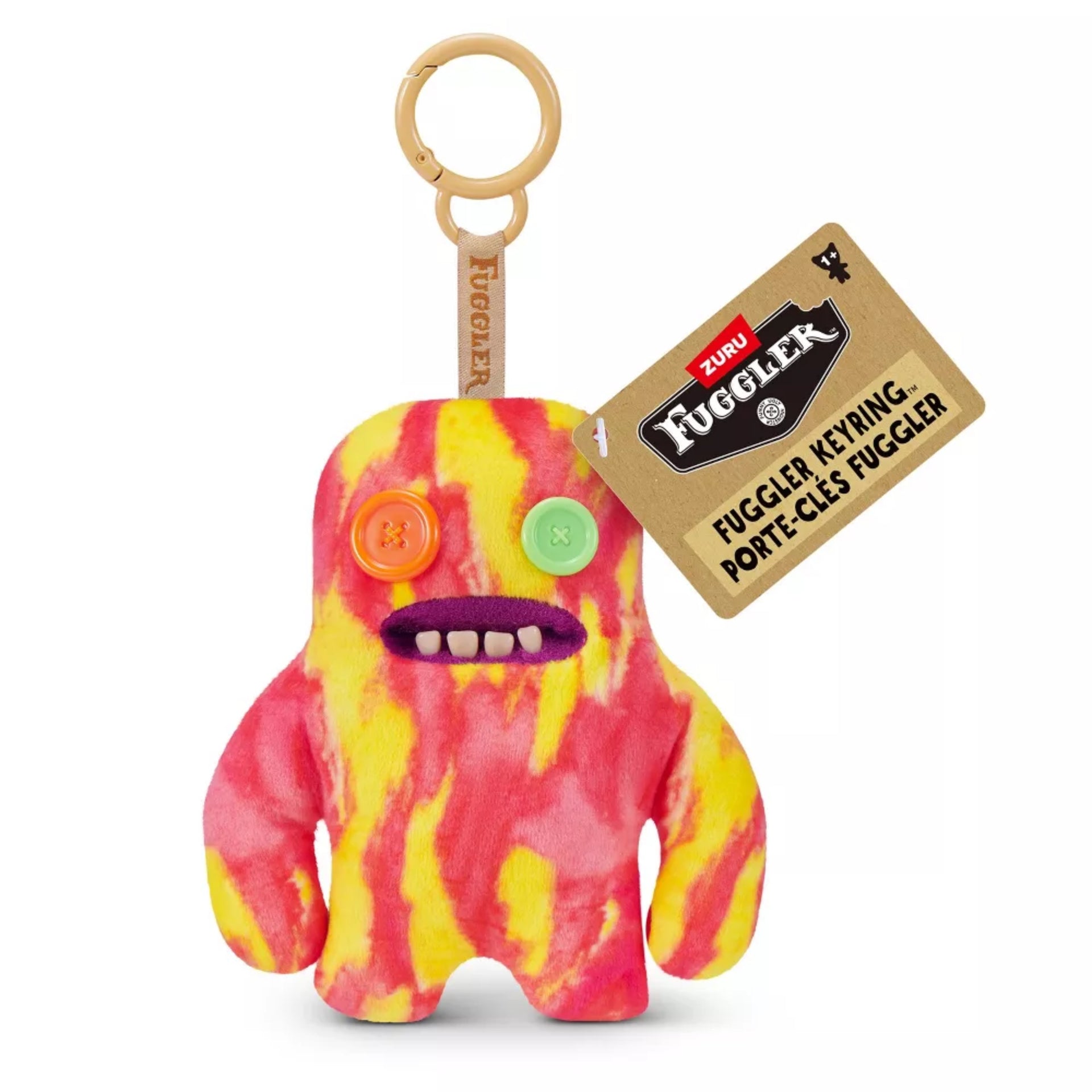 Zuru Fuggler Mini Fuggler Sasquoosh 5 Inch Plush Keyring