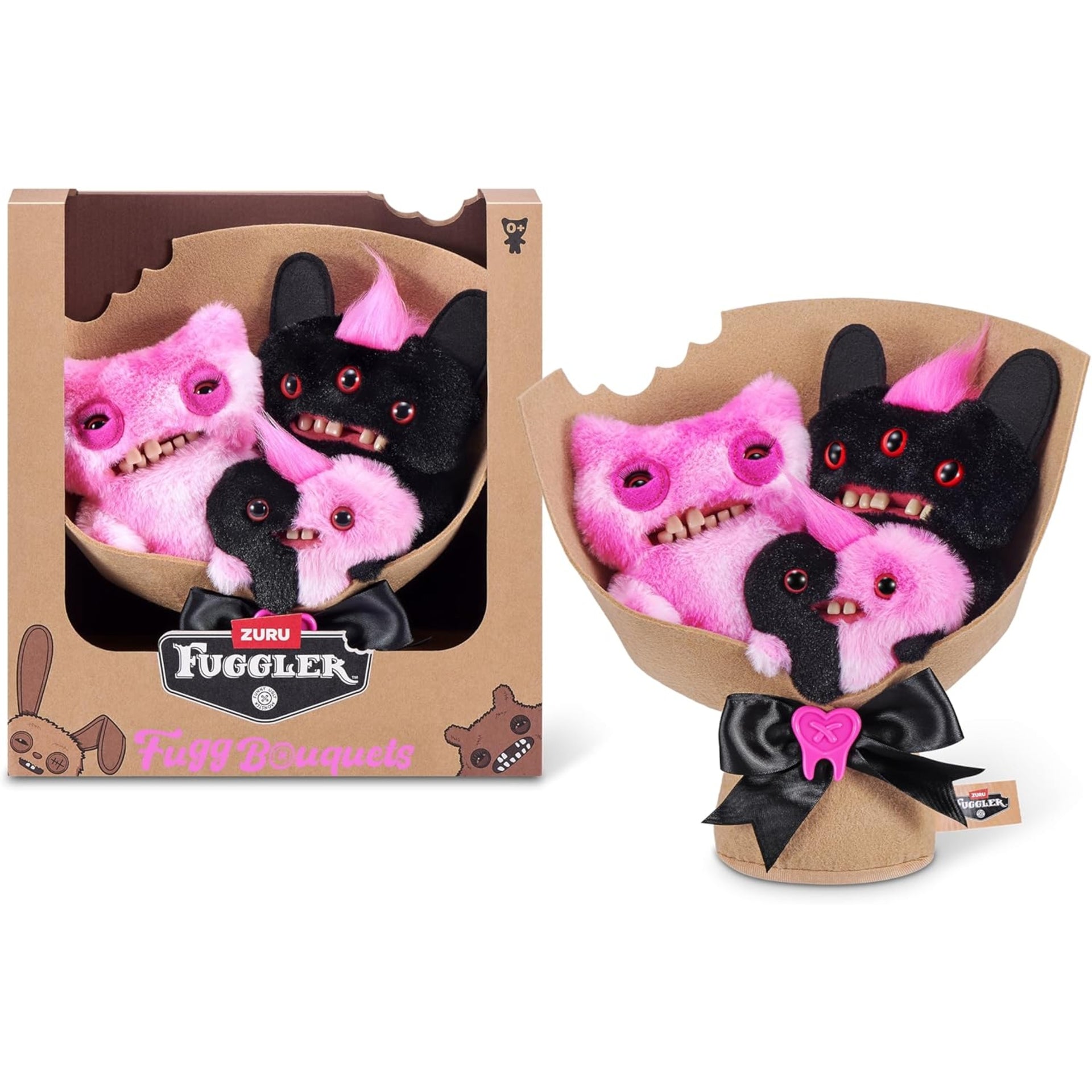 Zuru Fuggler Special Feature Bouquet Plush Series 1 - Munch Munch, Reek-o, Munch-o