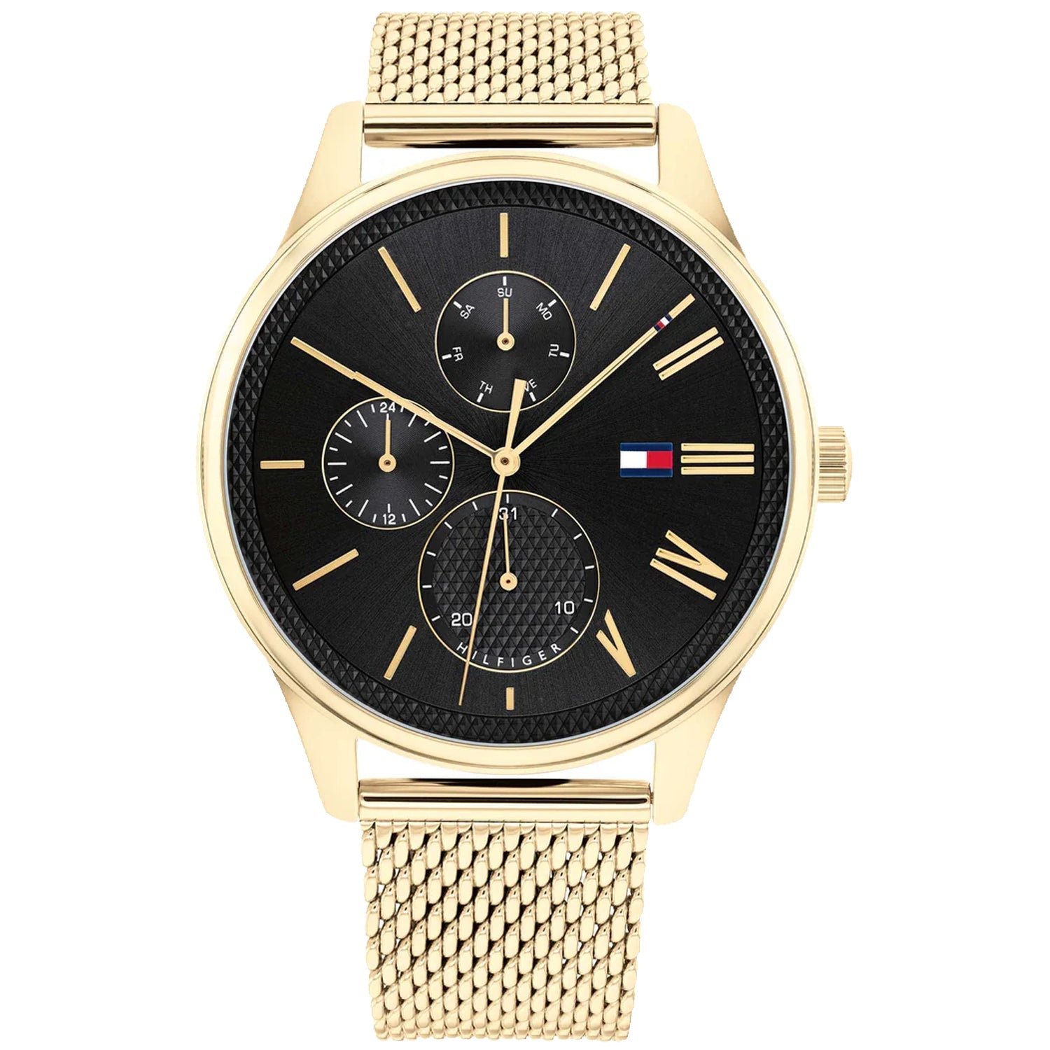 Tommy Hilfiger Men's Damon Black Dial Watch - 1791848