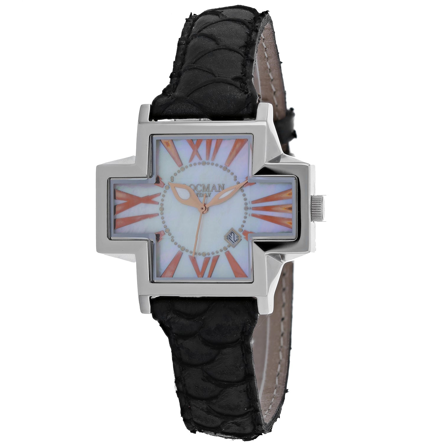 Locman Women's Italy Plus Mother of pearl Dial Watch - 181MOPWH/BK KS