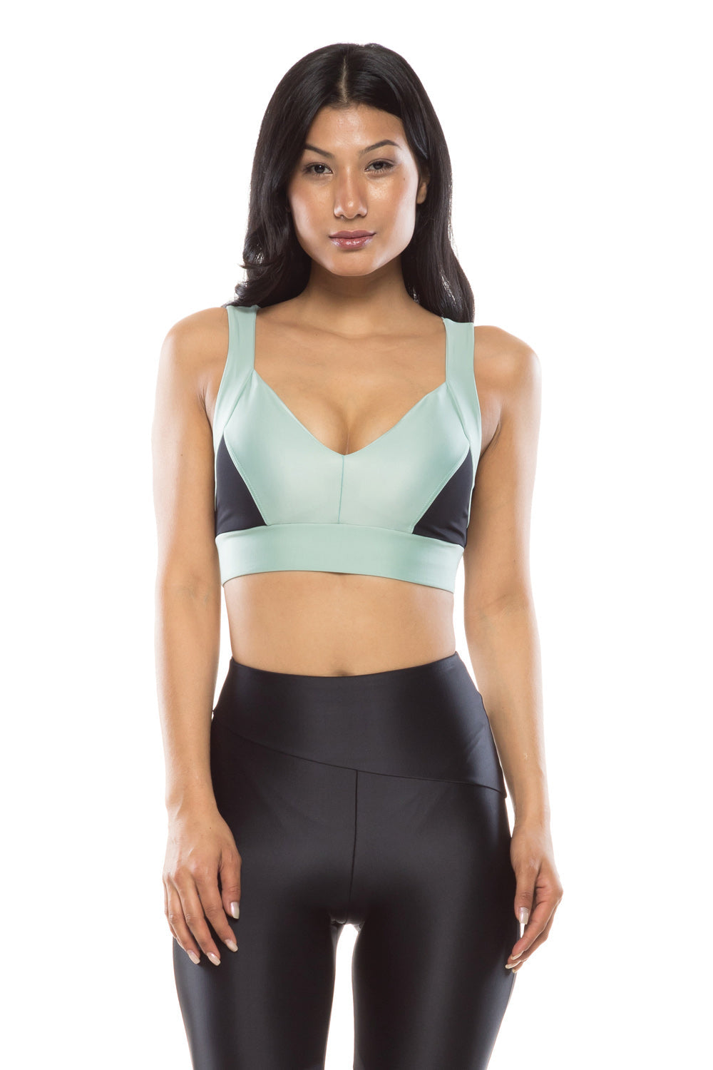 Mint Starlight Sports Bra