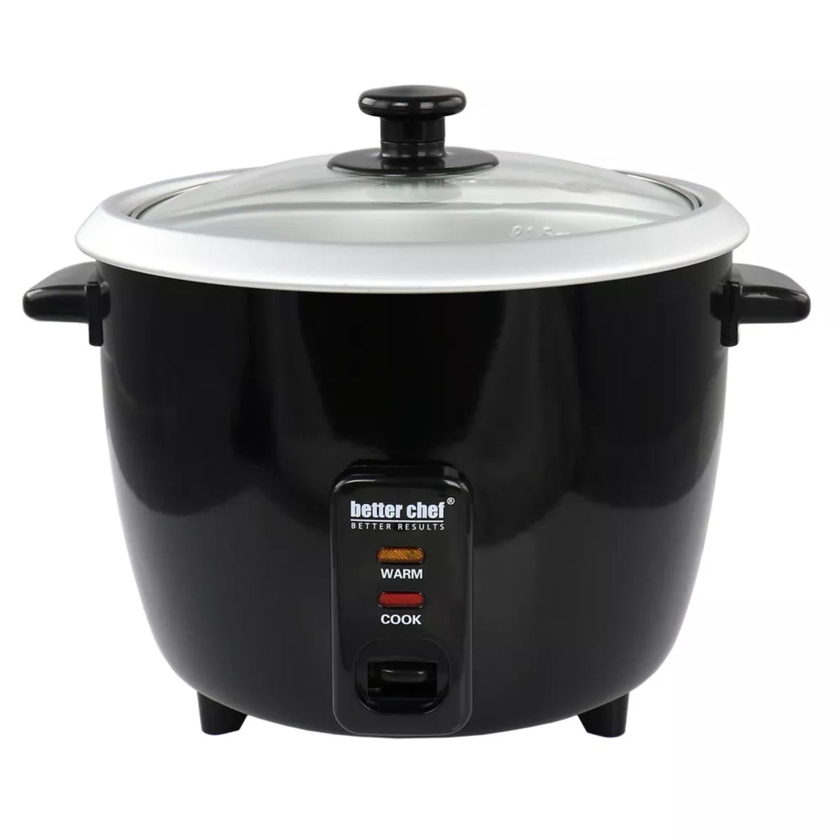 Better Chef 8-Cup (16-Cups Cooked) Automatic Rice Cooker - Black - IM-402B