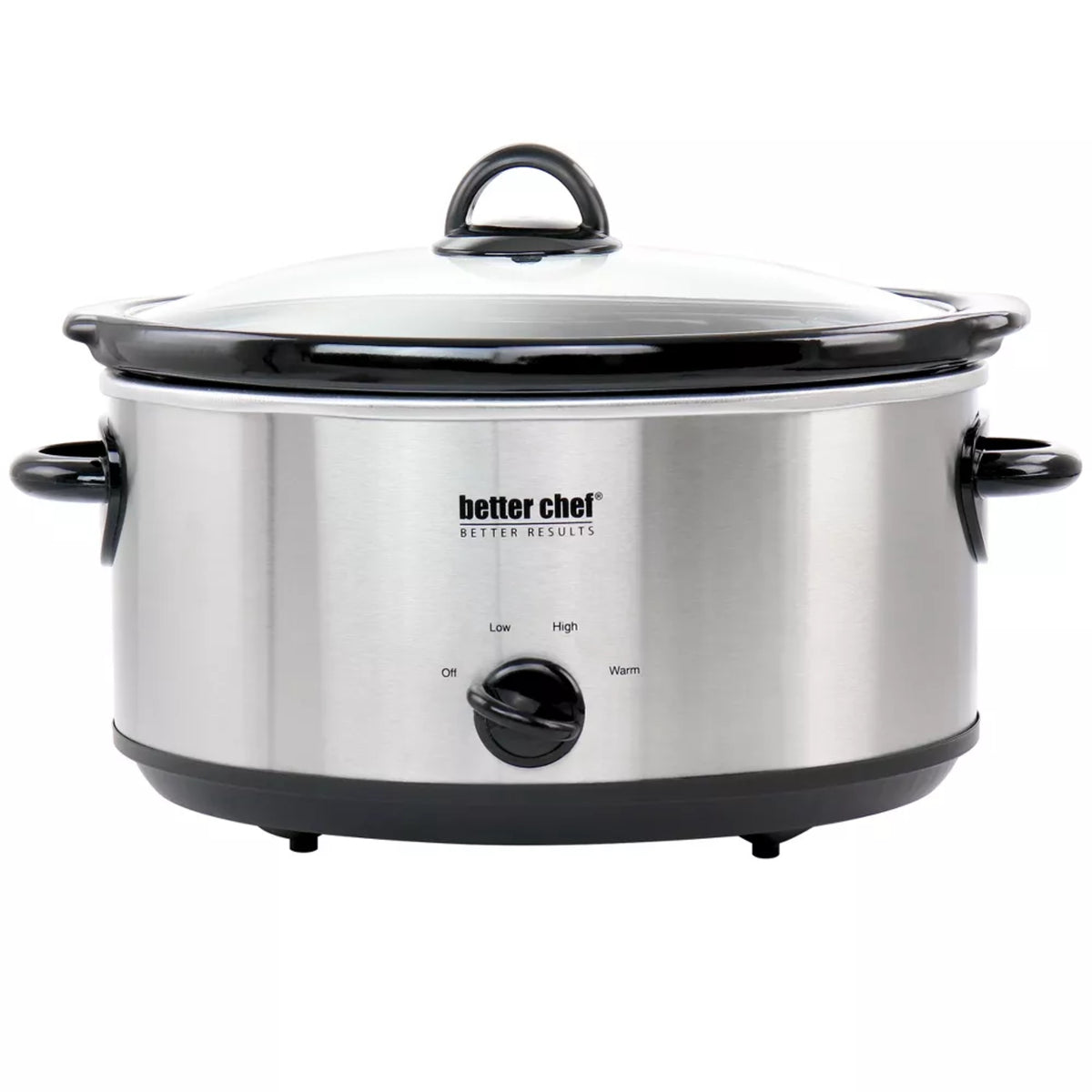 Better Chef 6-Quart Slow Cooker With Removable Stoneware Crock - Oval - IM-469S