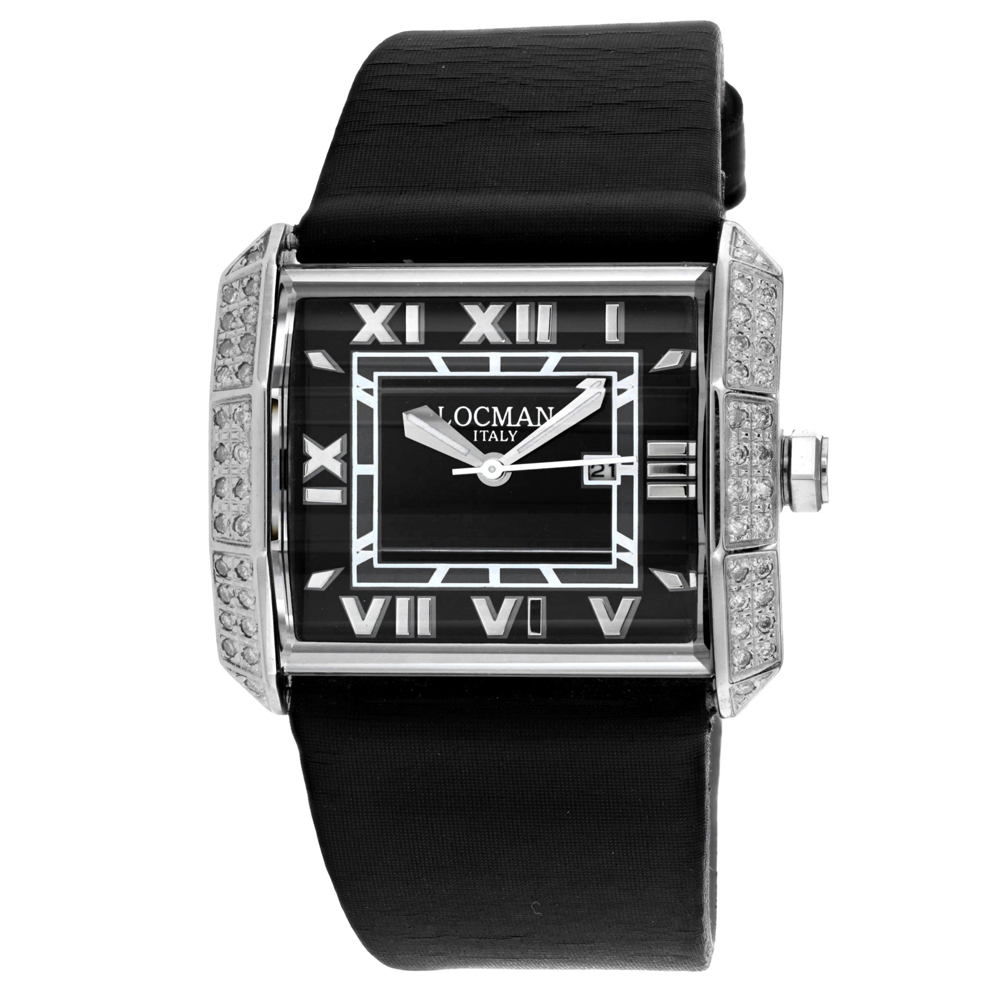 Locman Women's Classic Black Dial Watch - 232BKDC/BK