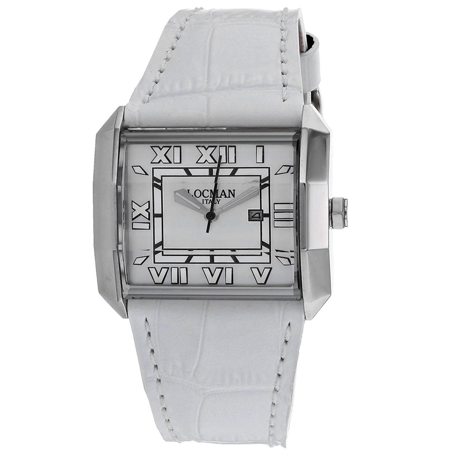 Locman Women's Classic White Dial Watch - 232MOPWH/WHSA