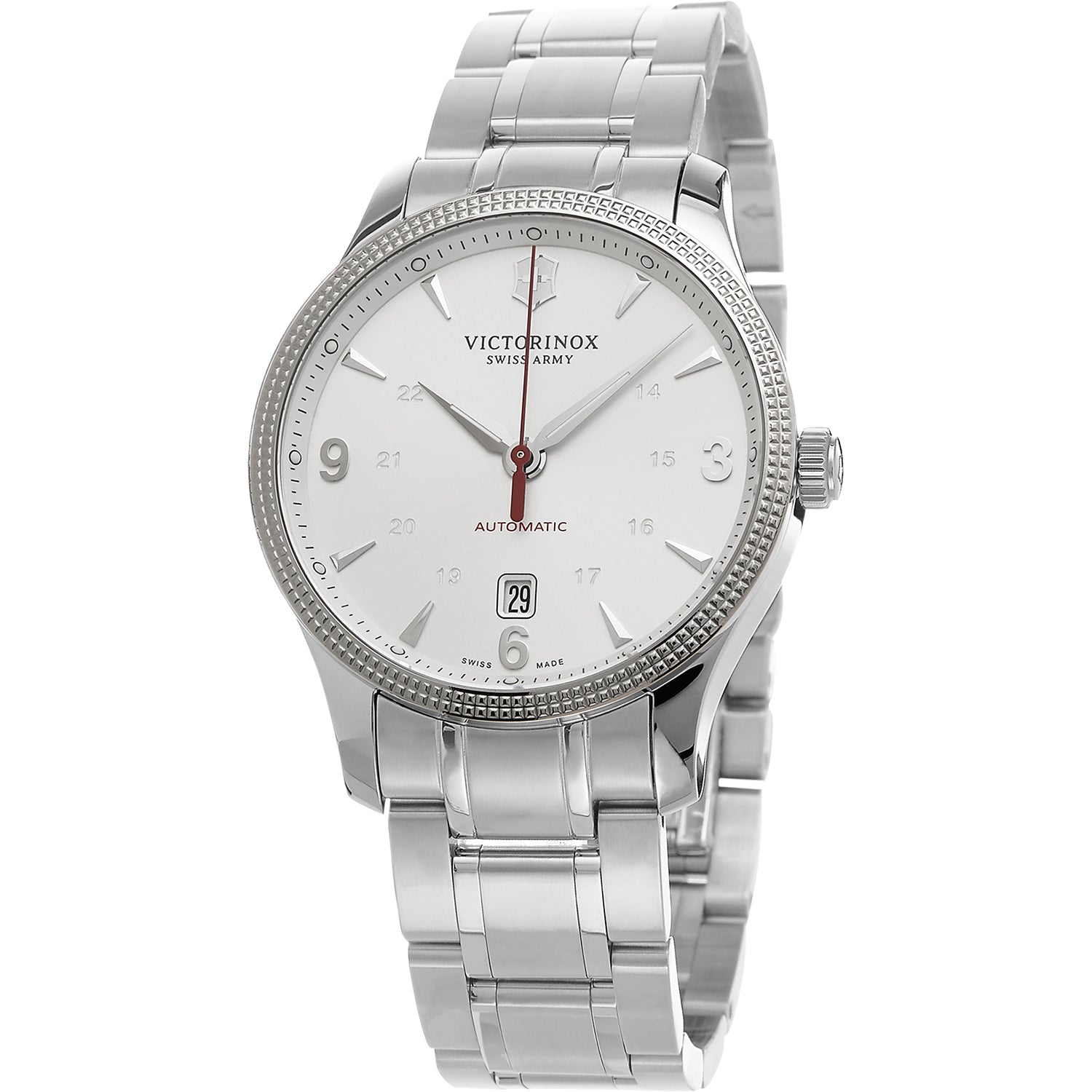 Swiss Army Men's Alliance Silver Dial Watch - 241715.1