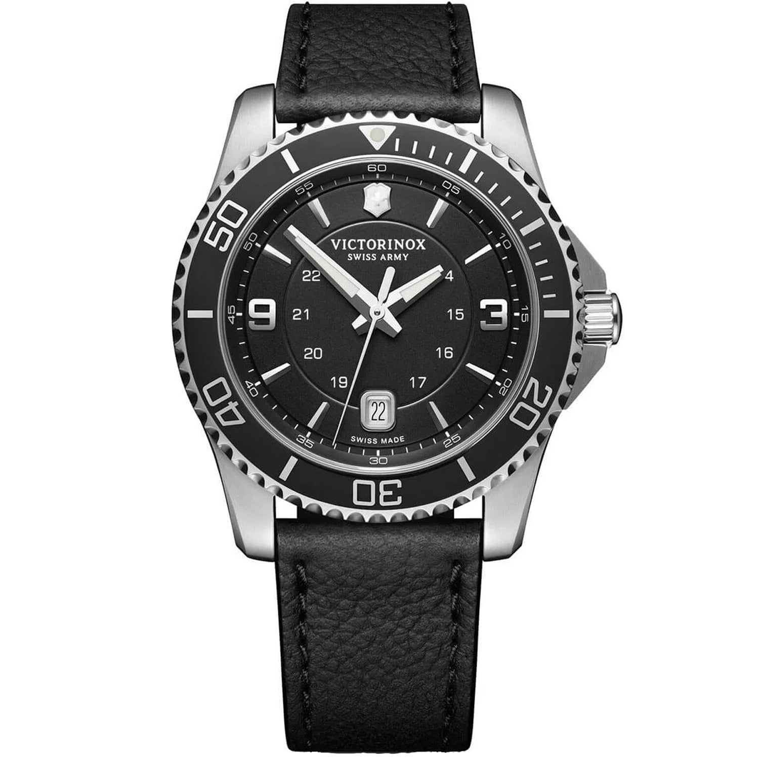 Swiss Army Men's Maverick Black Dial Watch - 241862