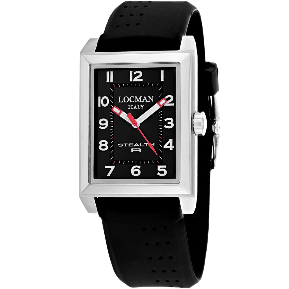 Locman Women's Stealth Black Dial Watch - 241GRY2BK