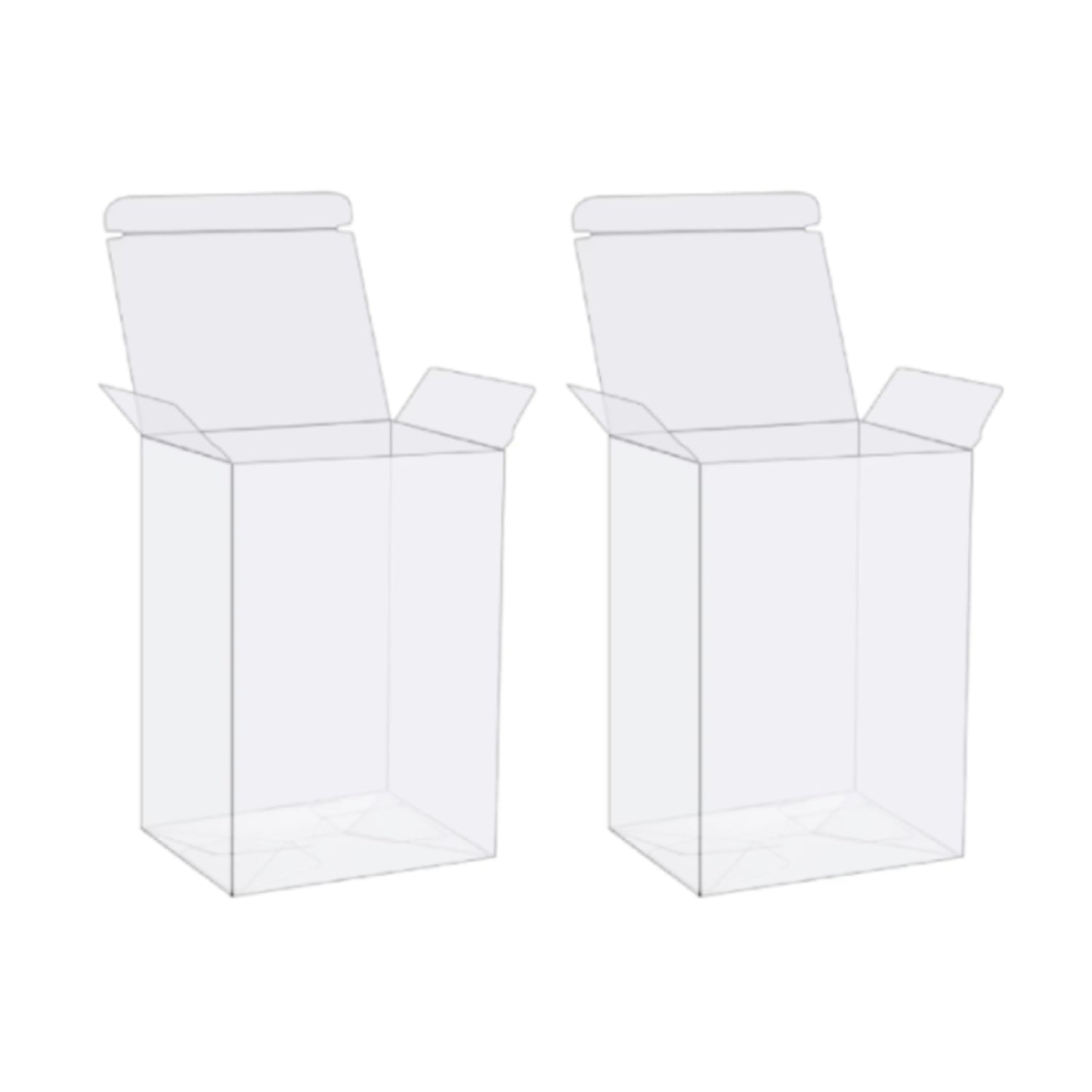 Set of 2 Protector Case for Funko Pop! Vinyl Figures - 4 inches