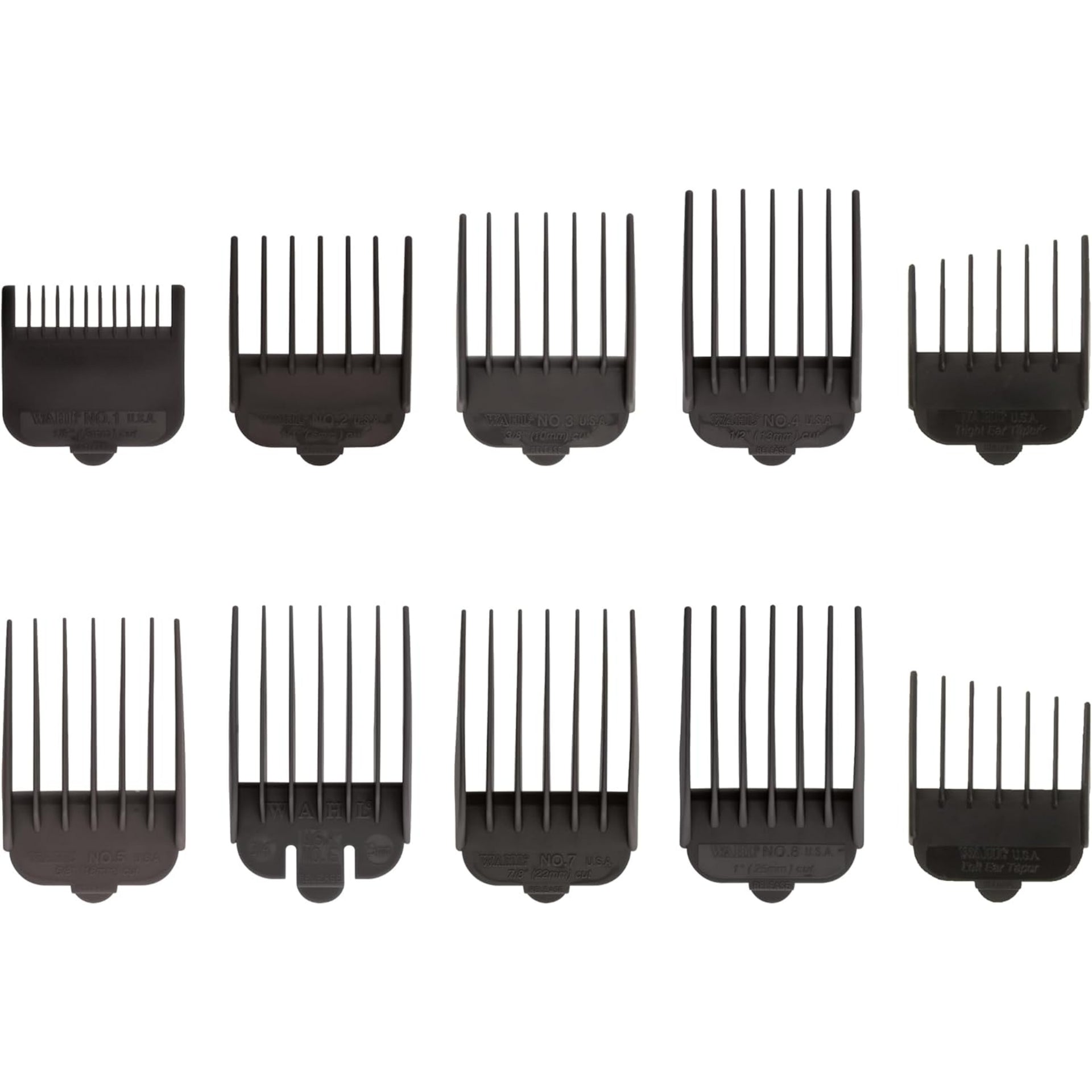 Wahl Professional Animal Attachment Guide Comb 10-Pack - Grooming Set for Select Clippers - Model 3173-500 -  3173-500-MI