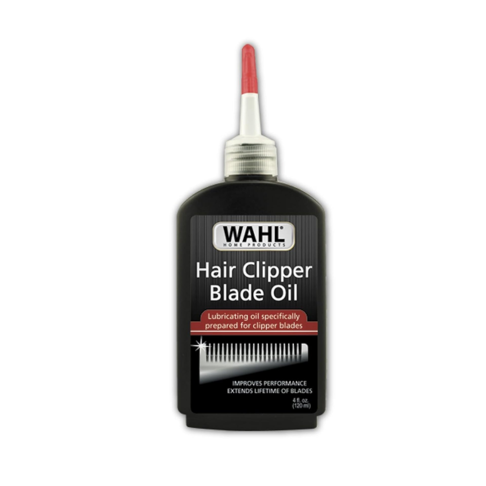Wahl Premium Hair Clipper Blade Oil - Lubricating Oil for Clippers and Trimmers - 4 oz - Model 3310-300A - 3310-300-MI