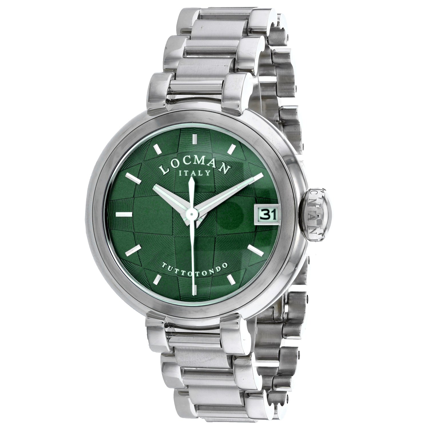 Locman Men's Classic Green Dial Watch - 350BGR