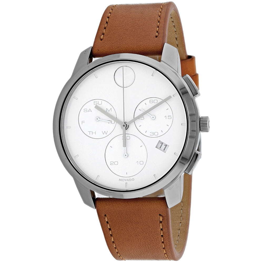 Movado Men's Bold White Dial Watch - 3600631