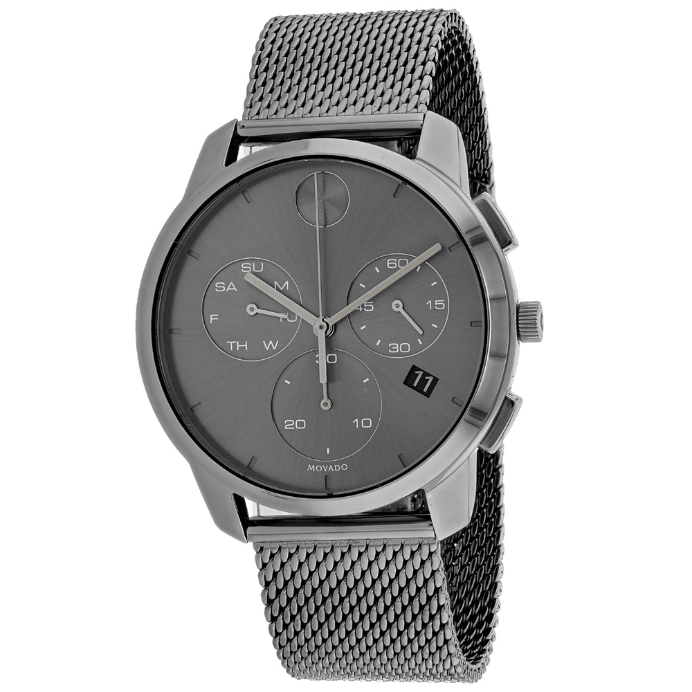 Movado Men's Bold Gunmetal  Dial Watch - 3600635