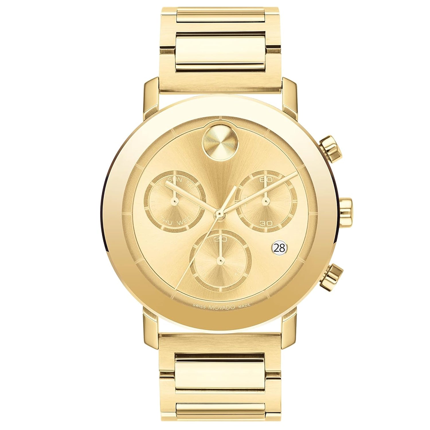 Movado Men's Bold Gold Dial Watch - 3600811