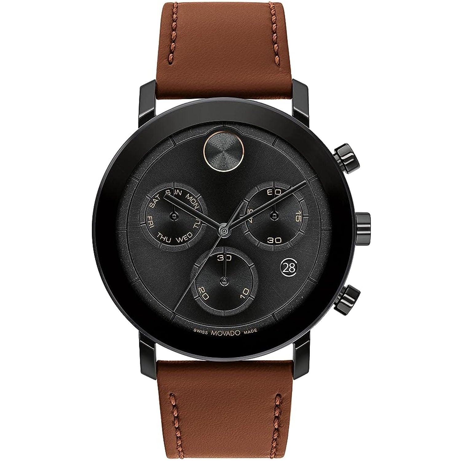 Movado Men's Bold Evolution Black Dial Watch - 3600884