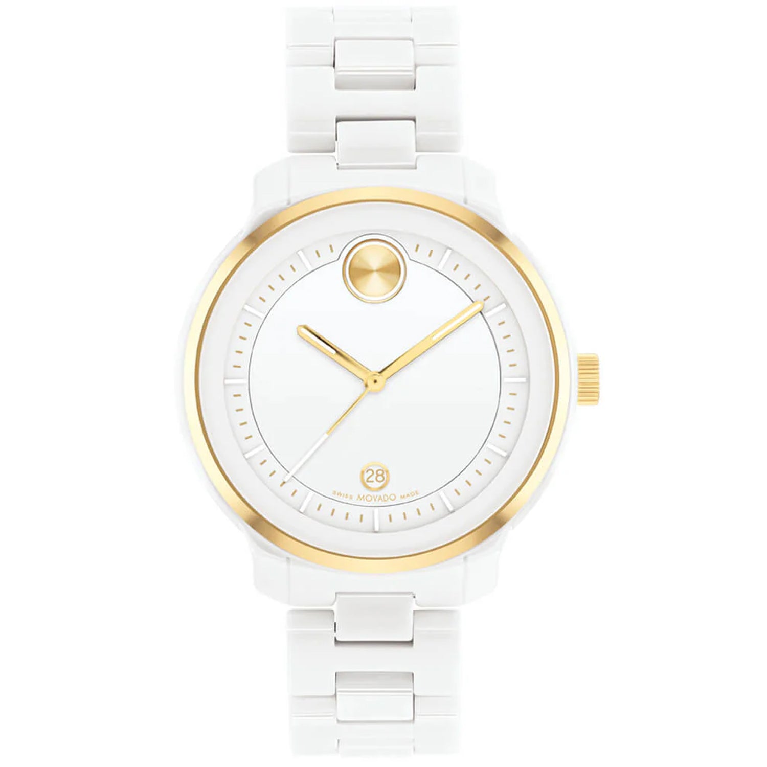 Movado Women's Bold Verso White Dial Watch - 3600934