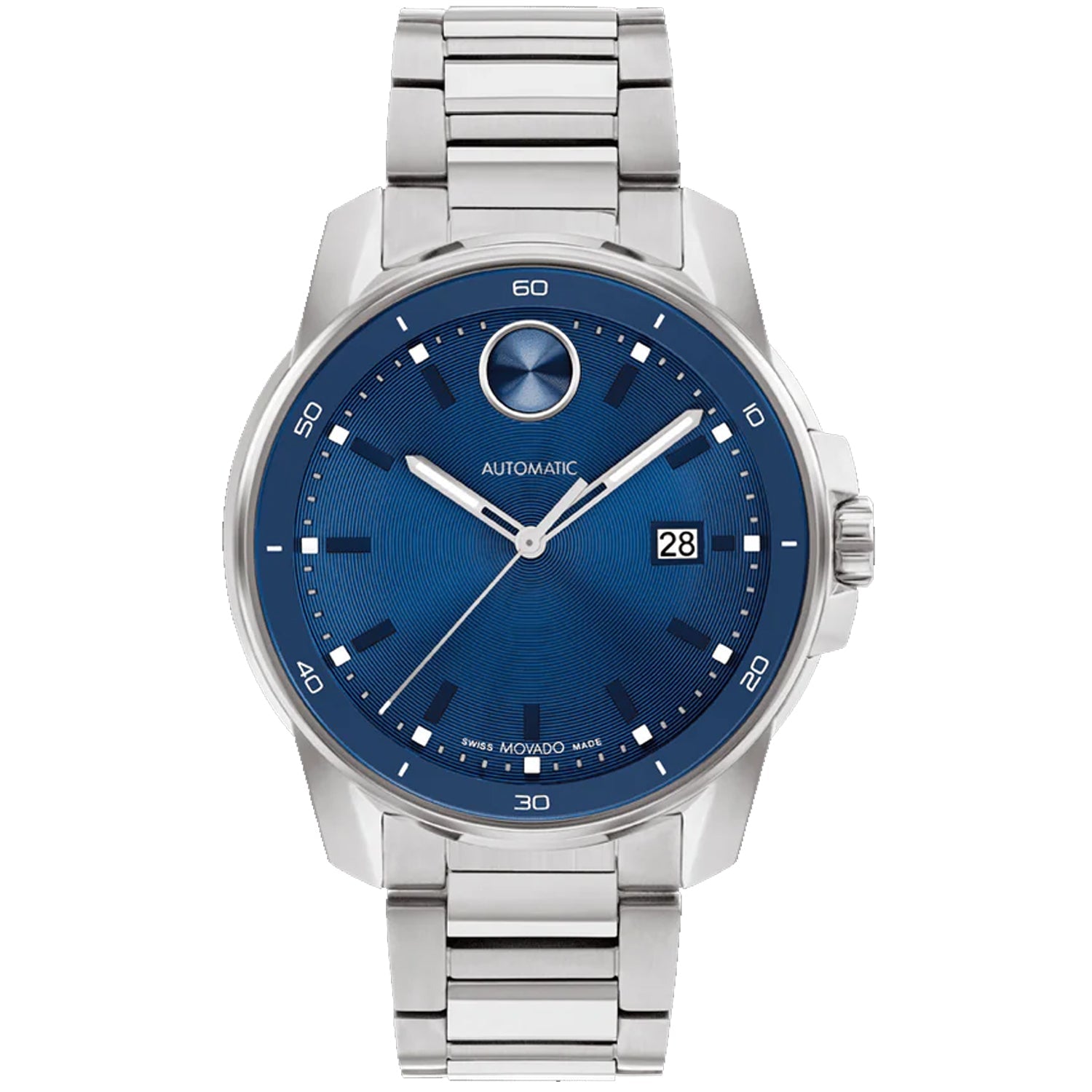 Movado Men's Bold Verso Blue Dial Watch - 3601051