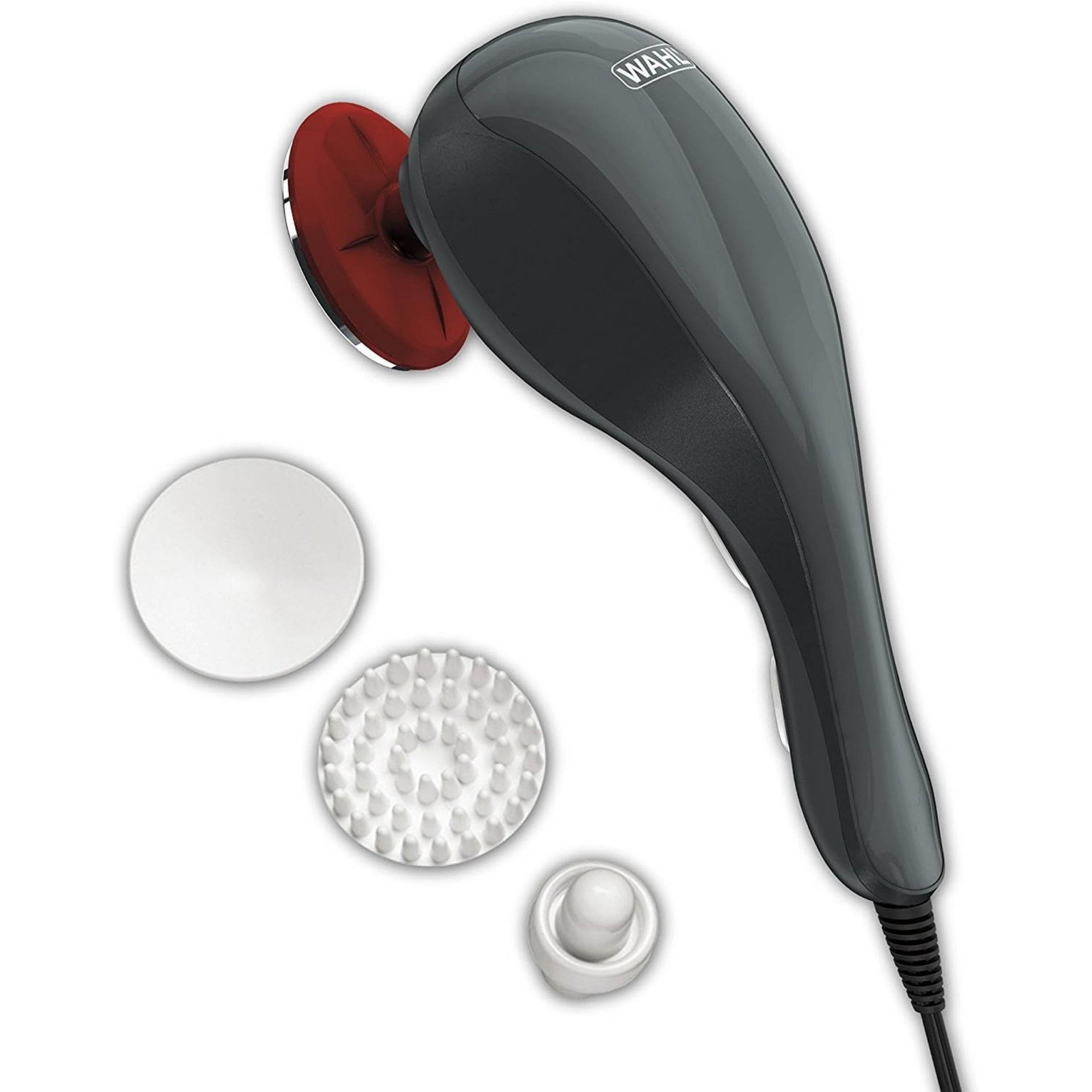 Wahl Heat Therapy Handheld Electric Massager - Full Body Massage Tool with Heat Function - 4196-1201-MI