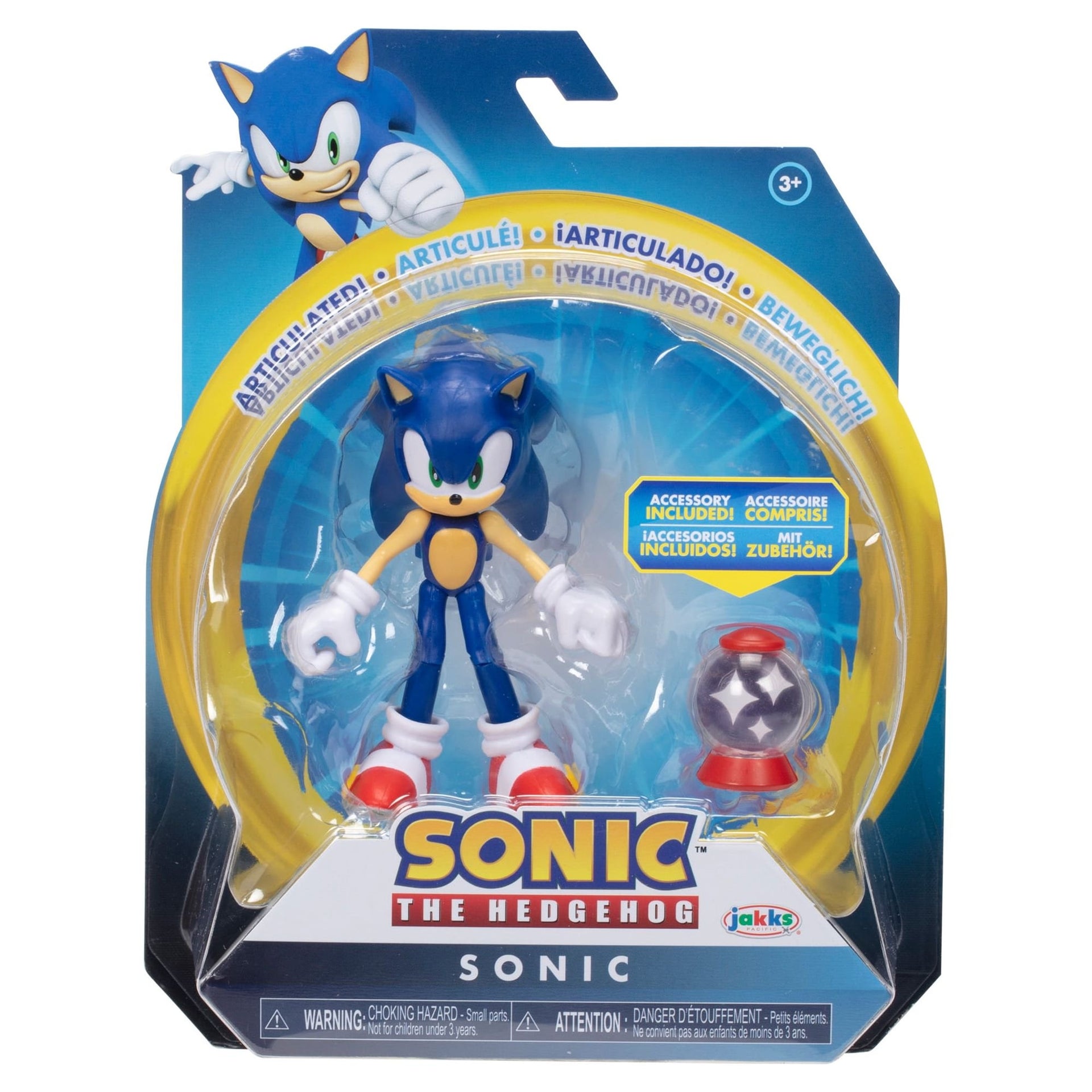 Sonic the Hedgehog - Sonic 4 Inch Articulated Action Figure