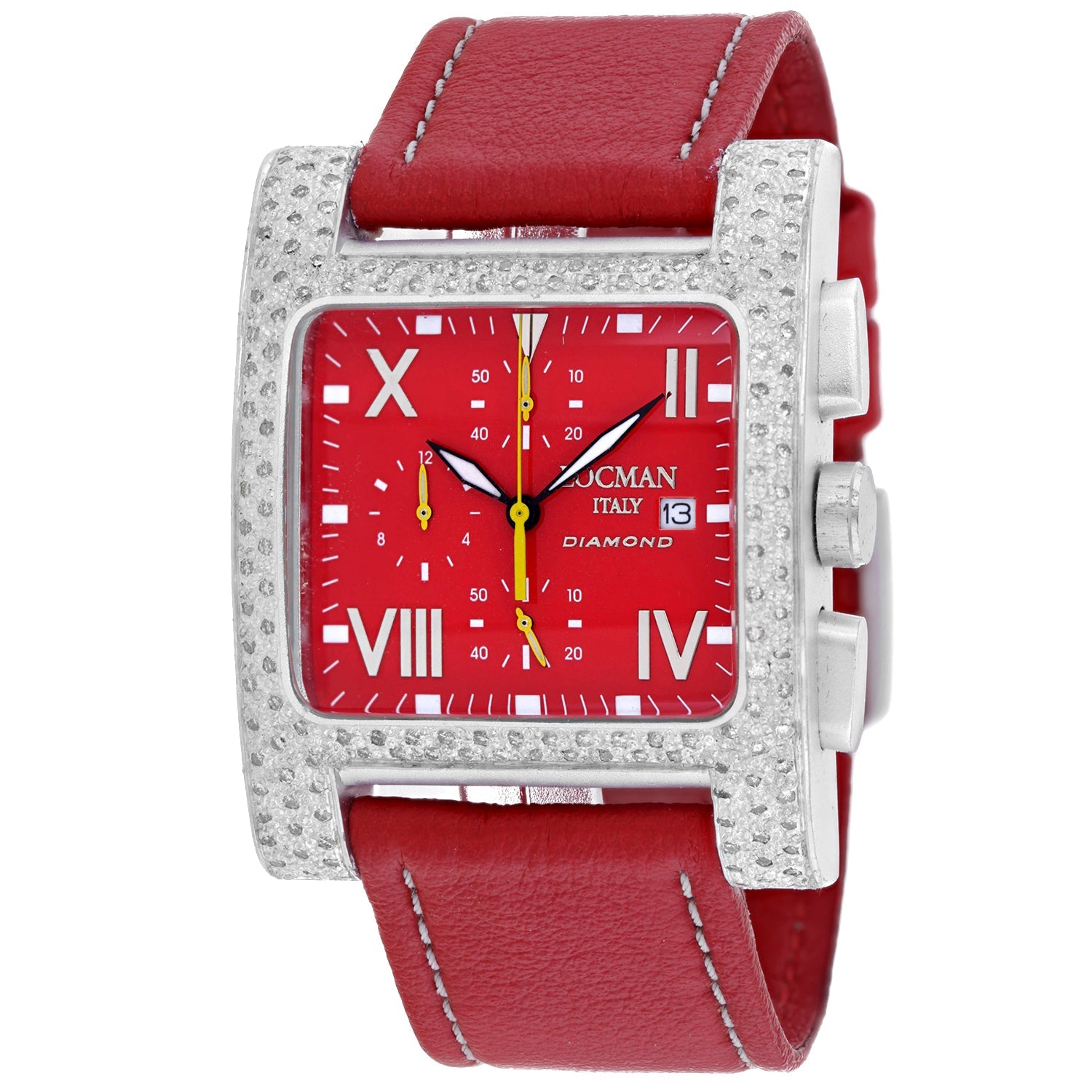 Locman Men's Classic Red Dial Watch - 428RDRD