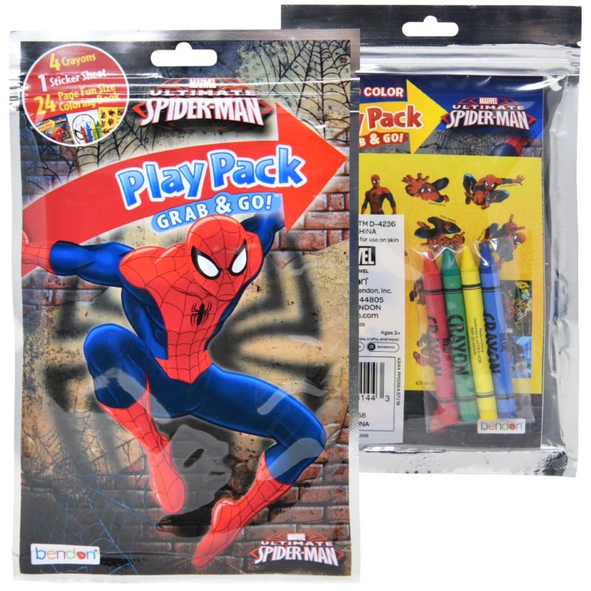 Ultimate Spiderman Grab n Go Play Pack