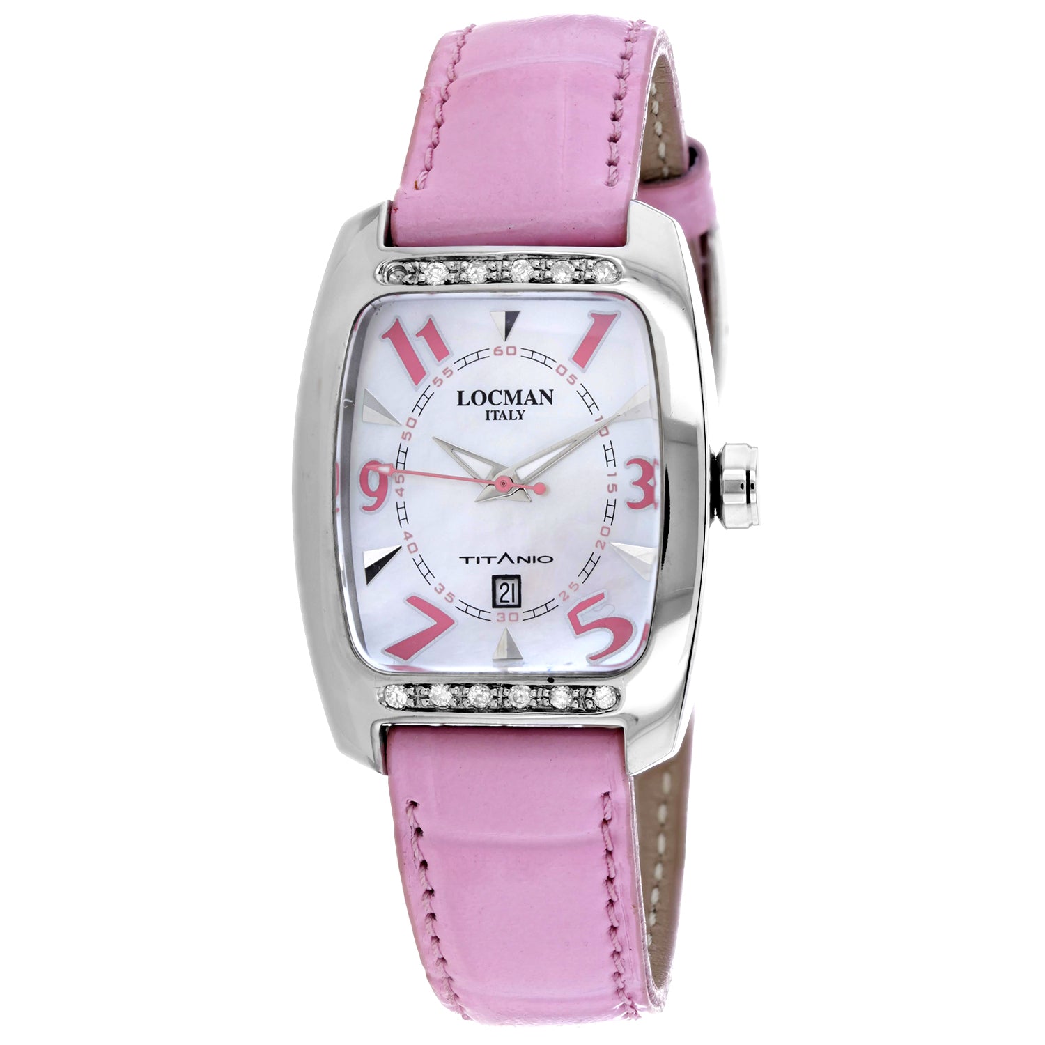 Locman Women's Classic White Dial Watch - 483LMOPPK2D