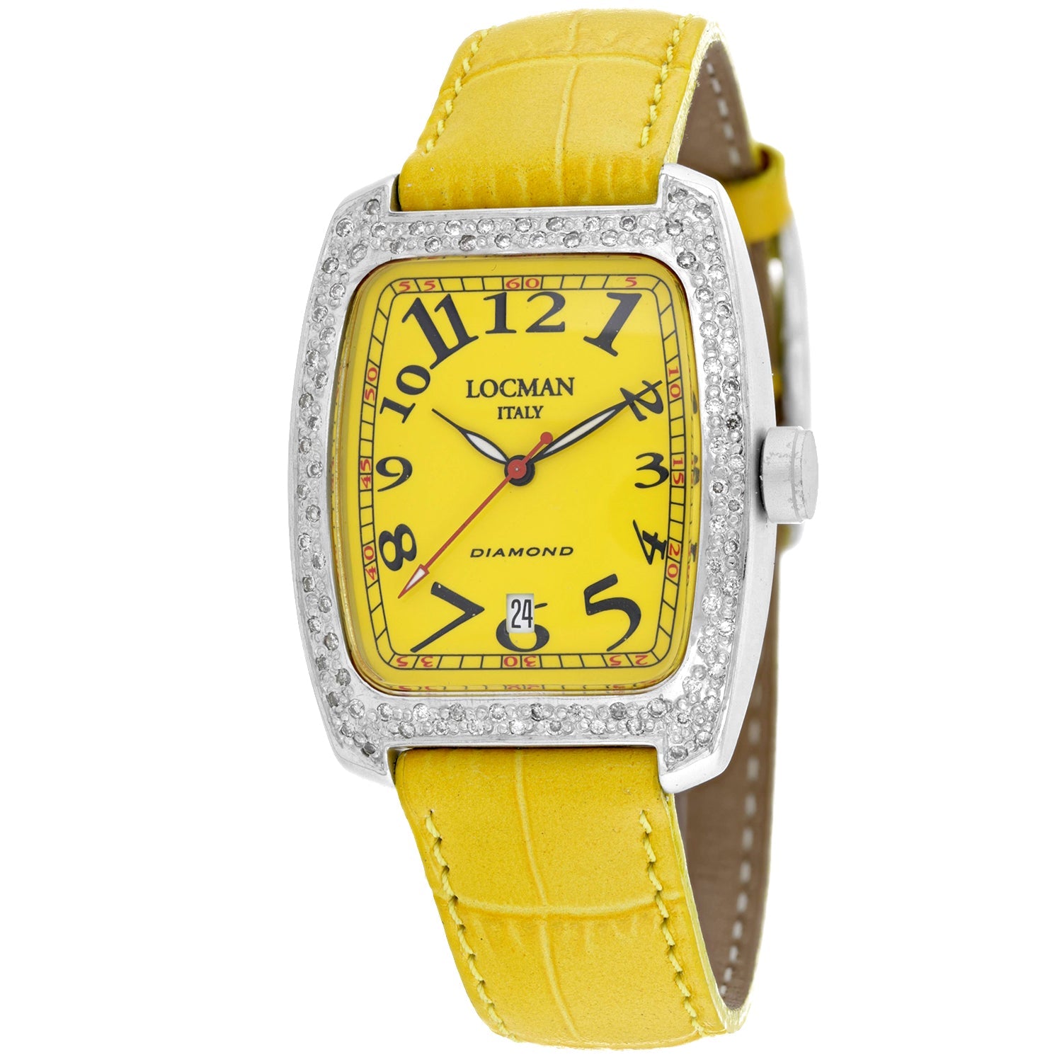 Locman Women's Classic Yellow Dial Watch - 488YL2D/YL