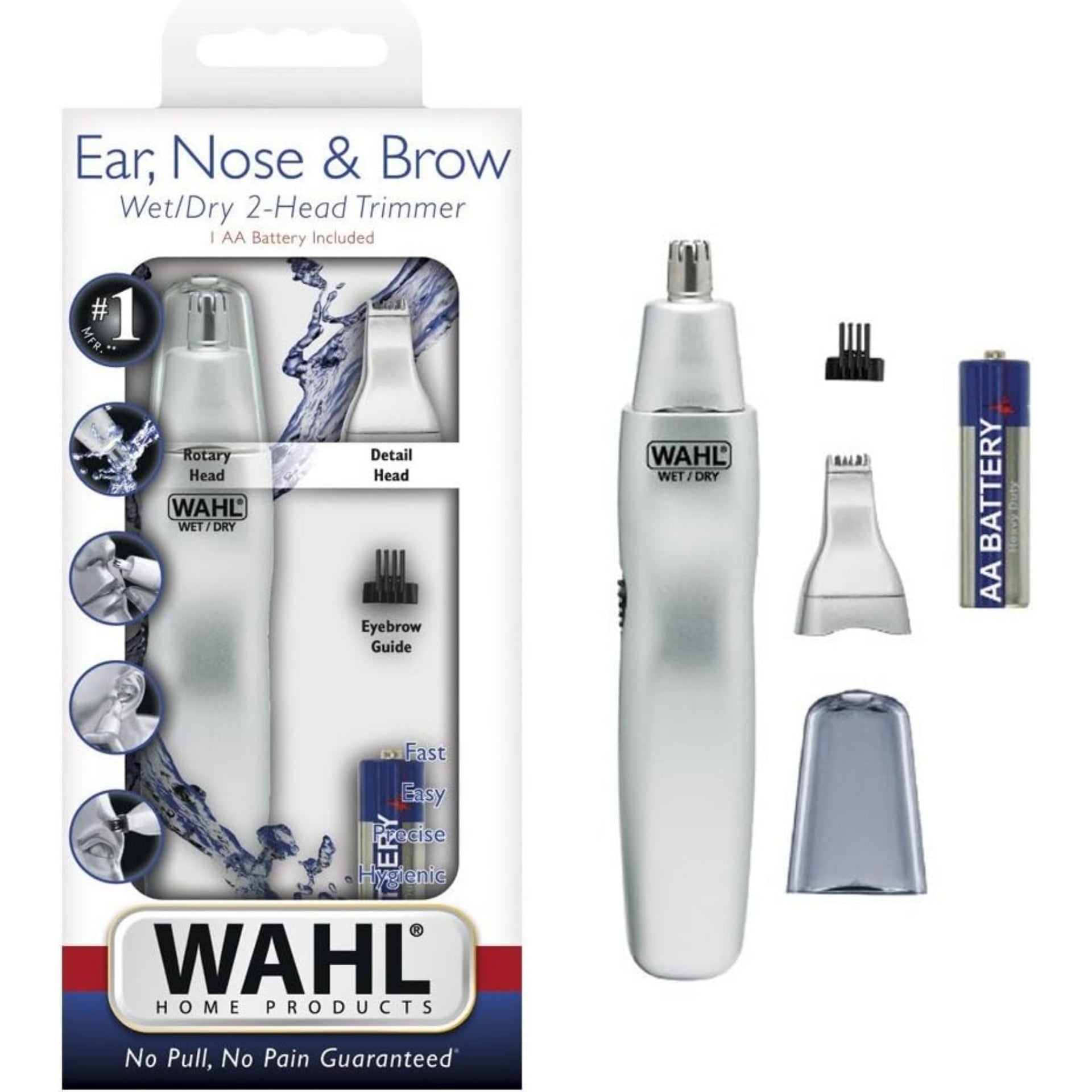 Wahl Wet Dry Dual Head Trimmer - Multi Use Grooming Tool - 5545-506-MI