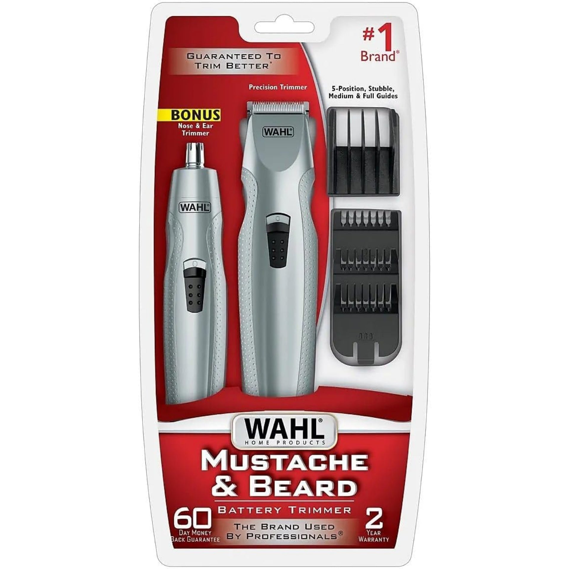 Wahl Mustache and Beard Trimmer - Precision Grooming Tool - 5606-420-MI