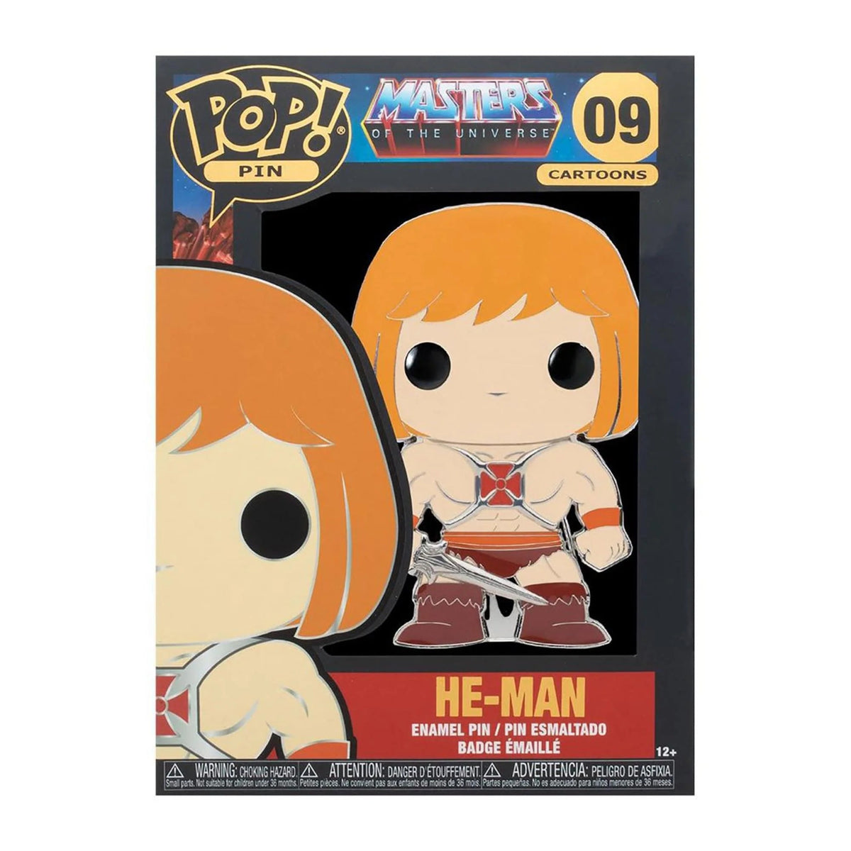 Funko Pop Pin Masters of the Universe: He-Man 4-Inch Enamel Pin #09