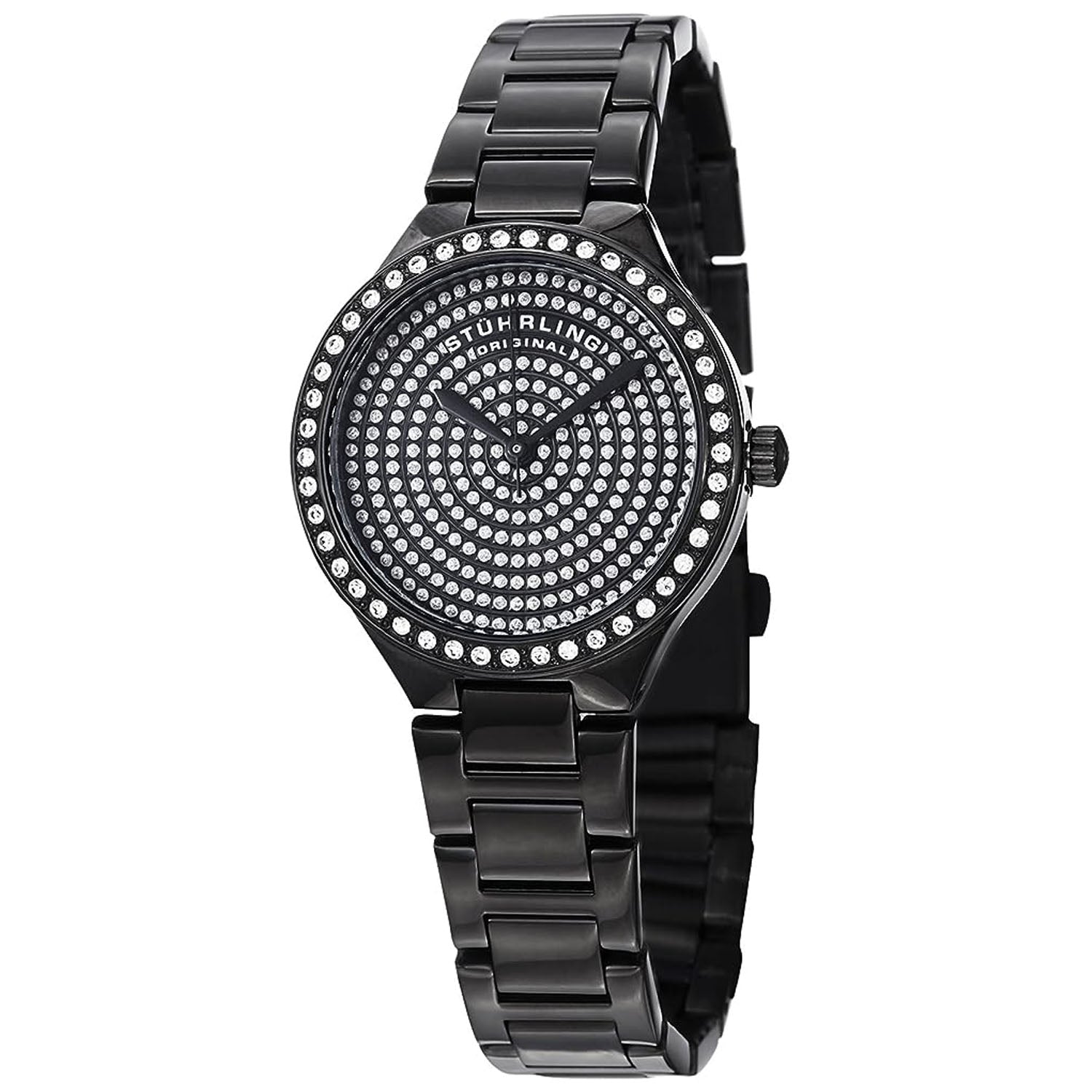 Stuhrling Women's Symphony Black Dial Watch - 683.02