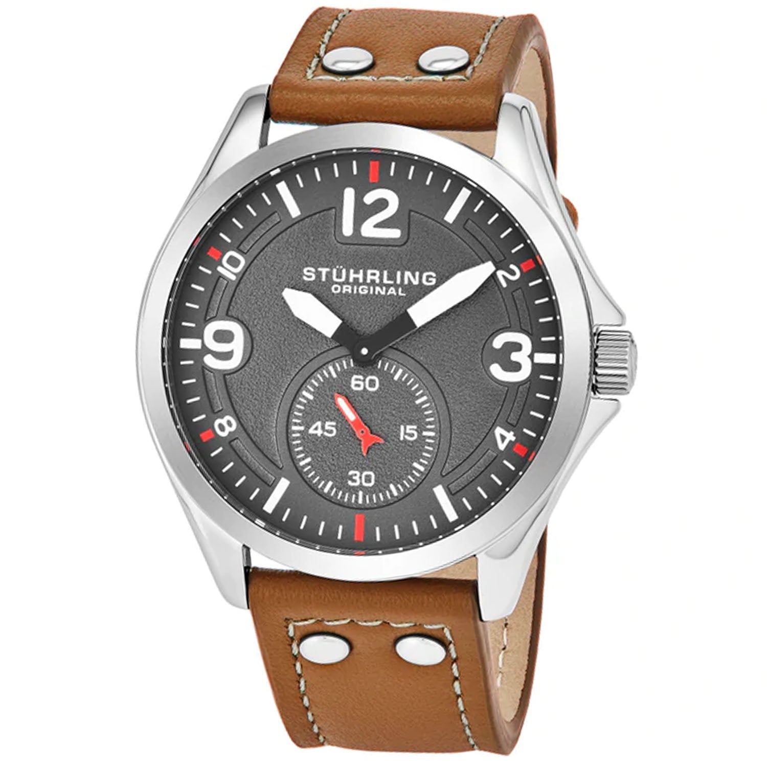 Stuhrling Men's Tuskegee Black Dial Watch - 684.02