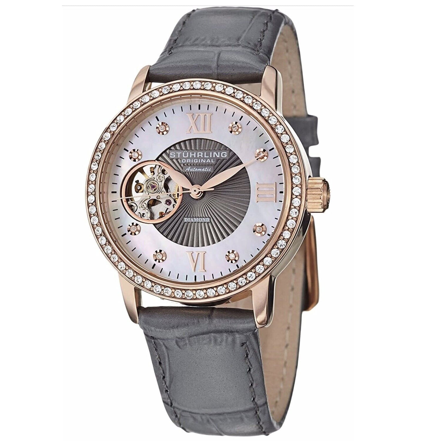 Stuhrling Women's Vogue Grey Dial Watch - 710.04