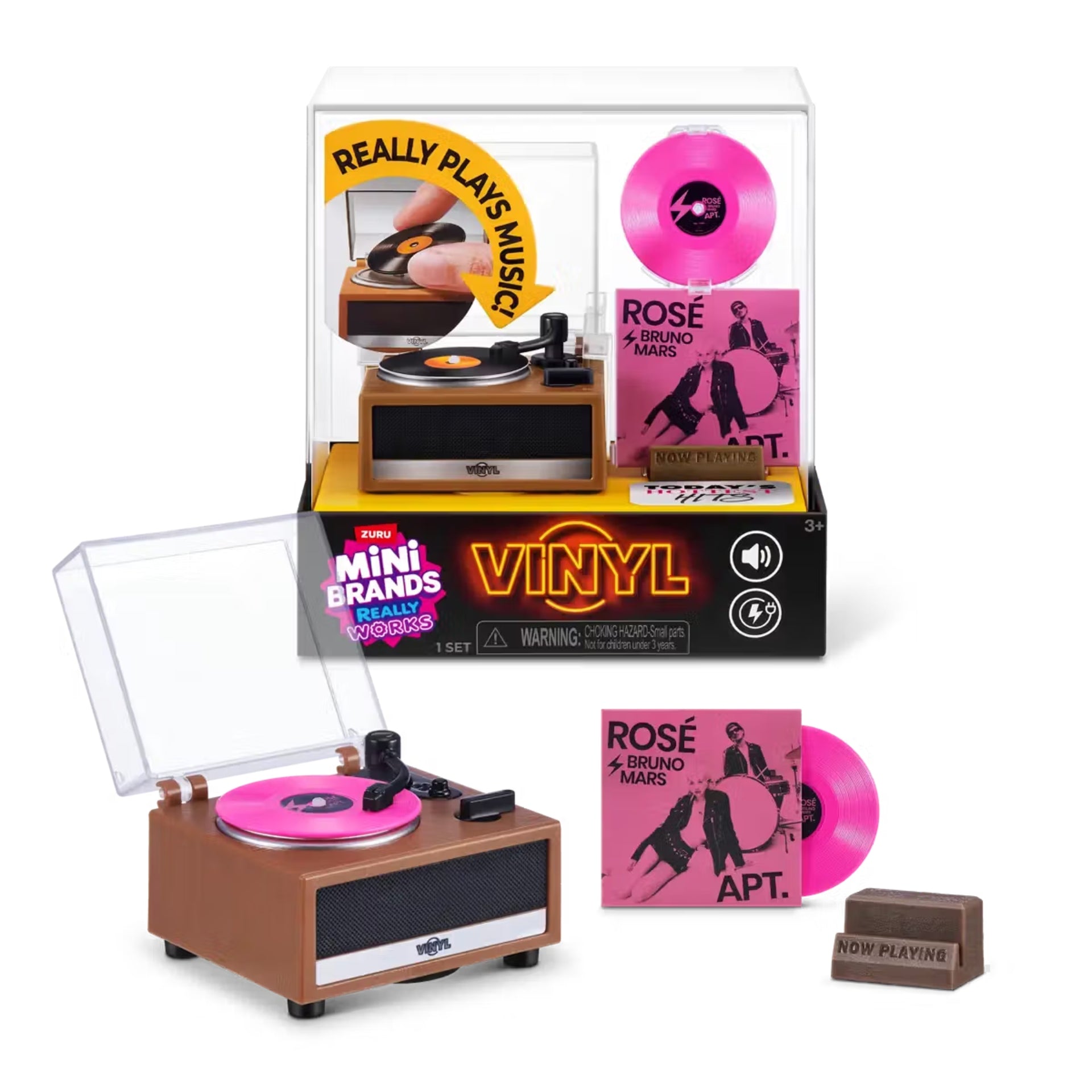 Zuru Mini Brands Vinyl Player Series 1 Assorted Mystery Cube Collectible