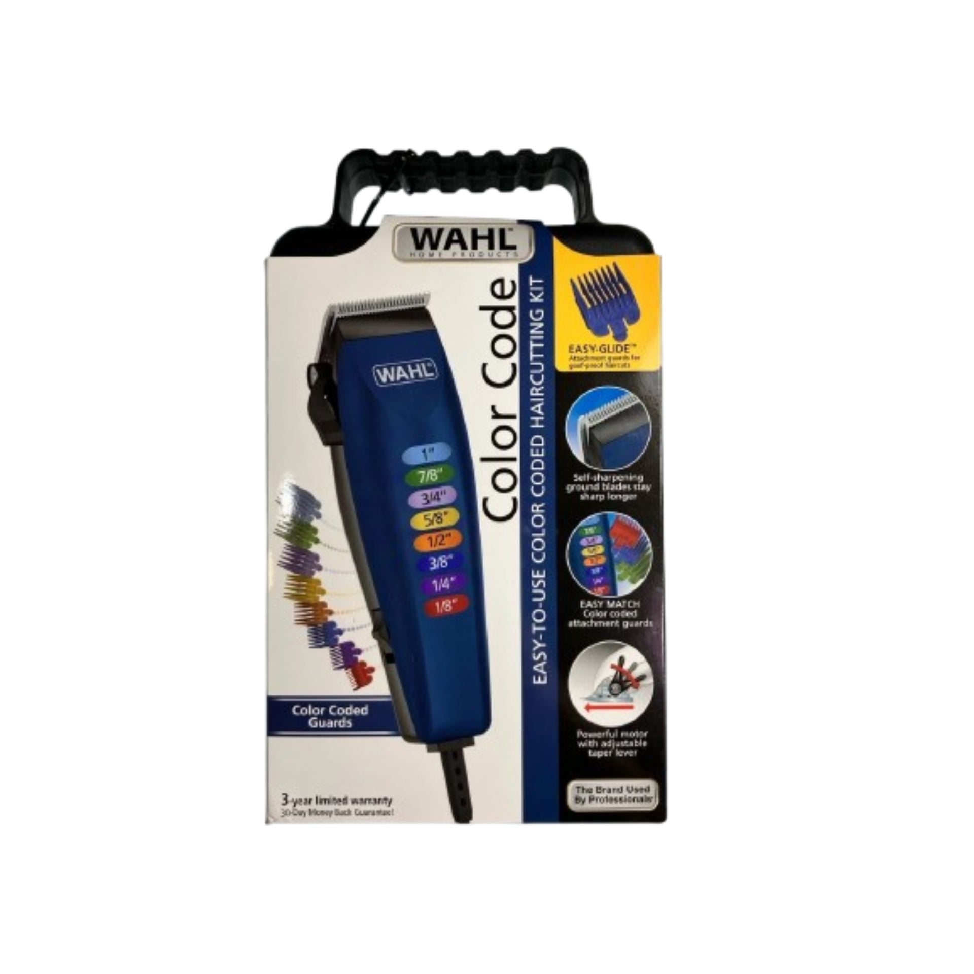 Wahl Color Code Clipper Kit - Color Coded Haircutting System - Complete Grooming Kit - 79424-200-MI