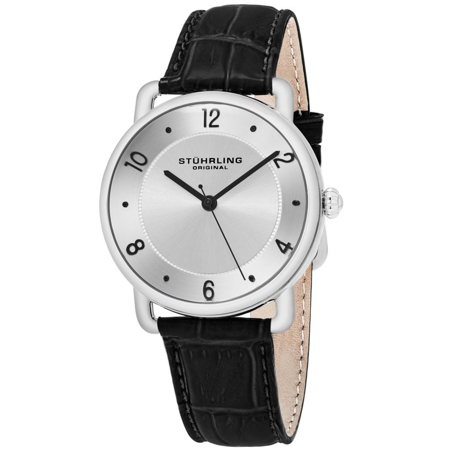 Stuhrling Men's Symphony Silver Dial Watch - 844.02