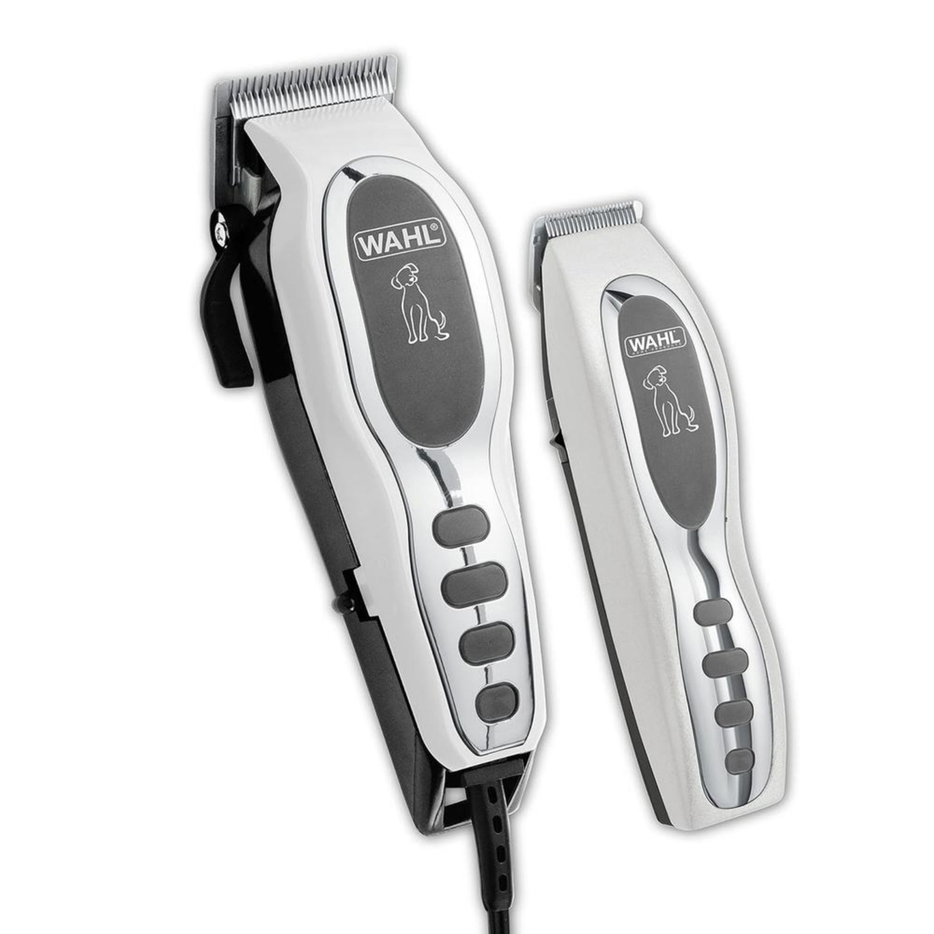 Wahl Pet Pro Corded Clipper and Battery Trimmer Combo Kit - Dog Grooming Set for Light to Thick Coats - 9284-MI